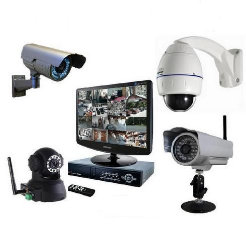KIT CFTV COM 4 CÂMERAS